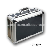 maleta chino de aluminio portable con negro ventas calientes ABS piel del fabricante